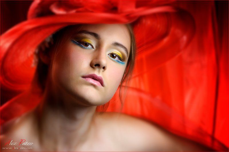 красный,цветы,flowers,глаза,студия,путев Red фото превью