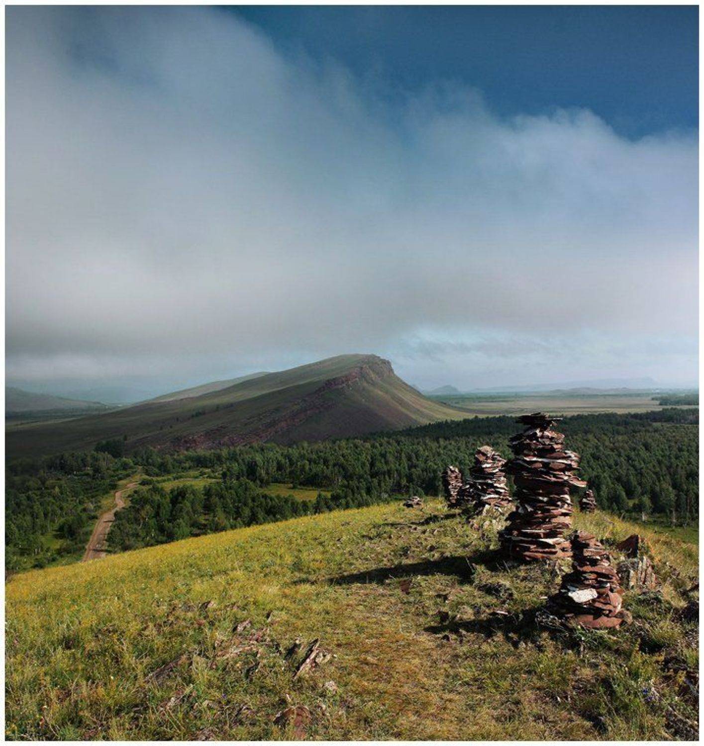 хакасия, горная, гряда, сундуки, Олег Клочков