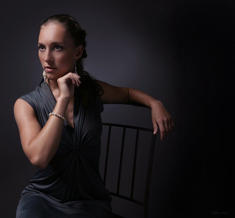 девушка, портрет, глаза **** фото превью