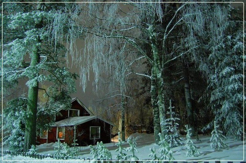 зима, , , снег, , , лапландия, , , швеция, , , сказка, , , иней Граница реальности фото превью