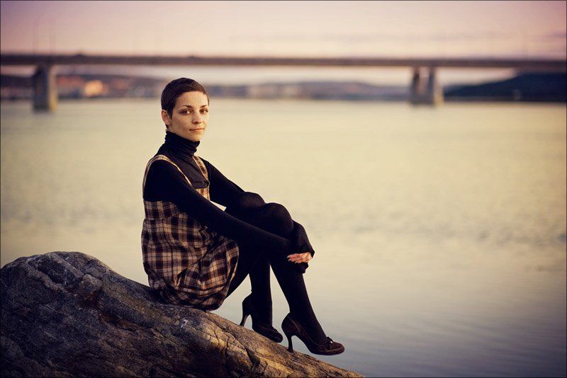 мурманск,таня,жанровый портрет,осенние мотивы Настроение. фото превью