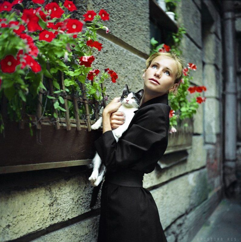 girl, portrait, yashica ... фото превью