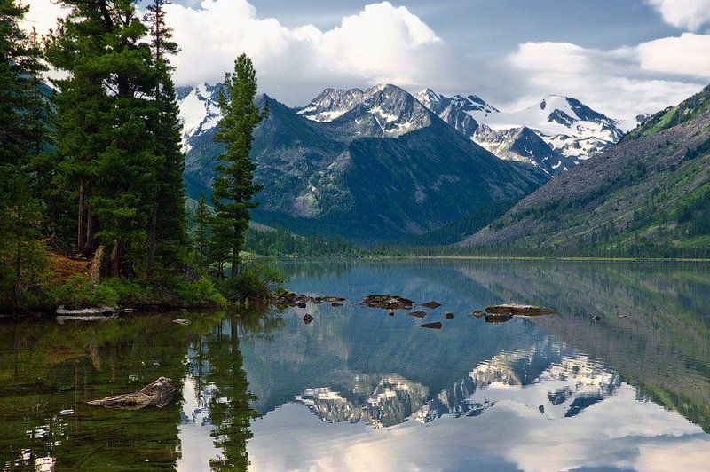 алтай,  ср.мультинское озеро *** фото превью