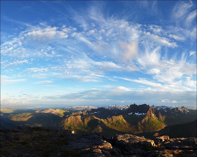 Clouds, Keipen, Mountains, Norway, Senja, Горы, Норвегия, Облака, Сенья Небесные пляски фото превью