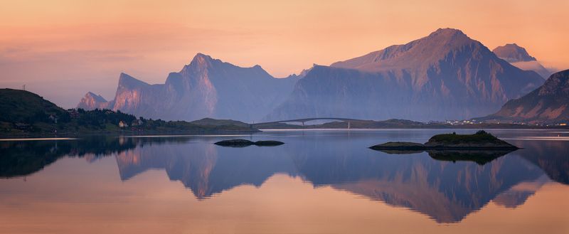 Вечерние отражения фото превью