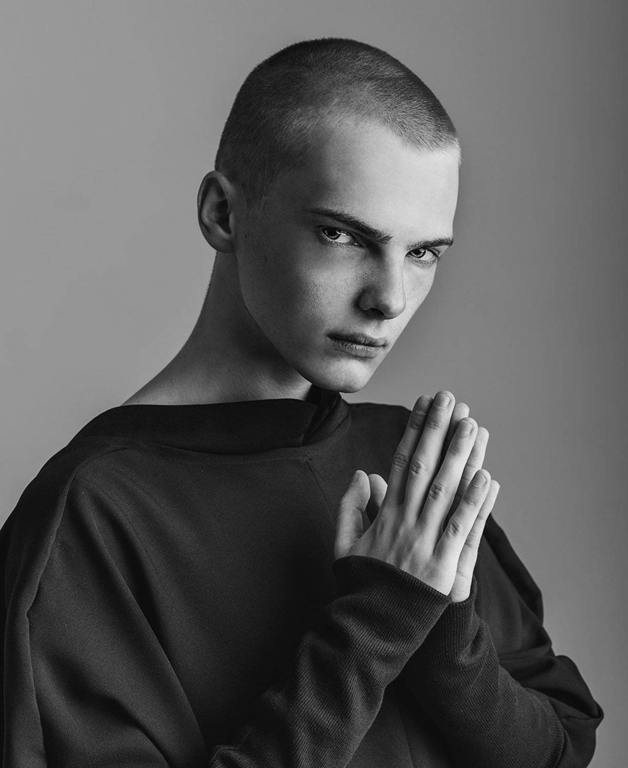 Art photo, Black & white, Dark, Polishboy, Portrait, Hubert Kochański