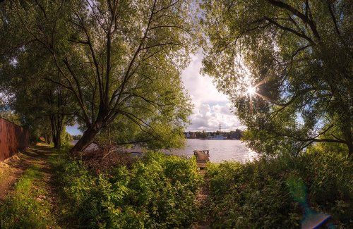 На берегу Павельцевского залива.