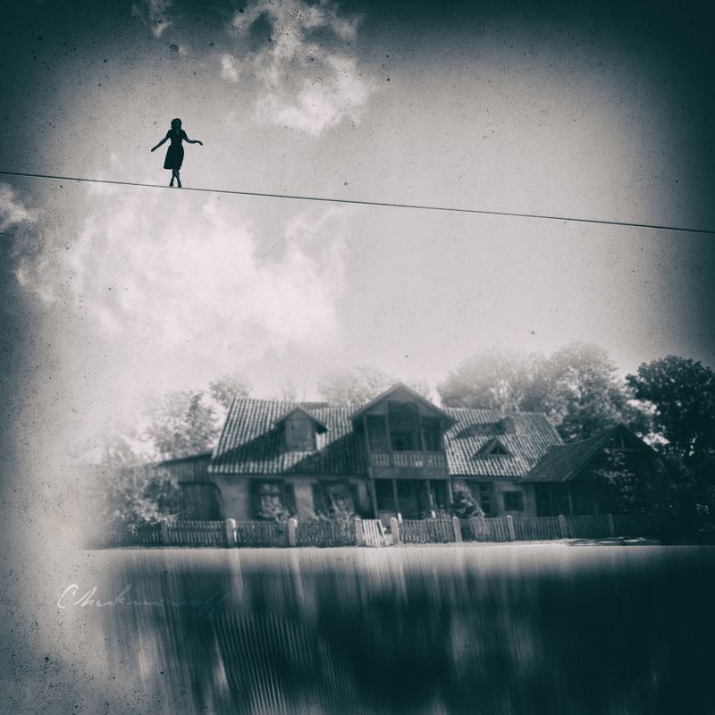 balance black &white фото превью