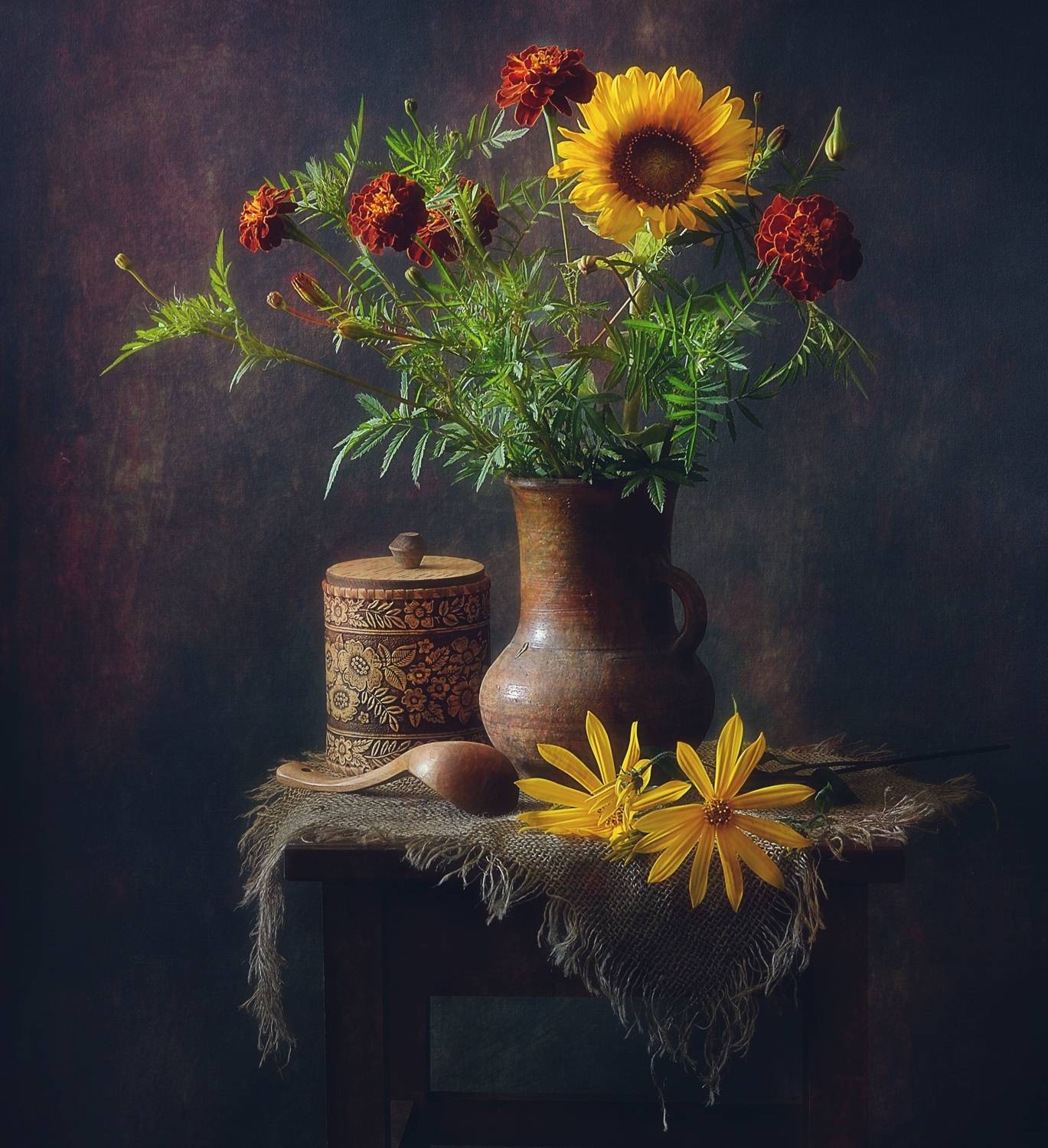 натюрморт,цветы,осень,сентябрь, Наталия К