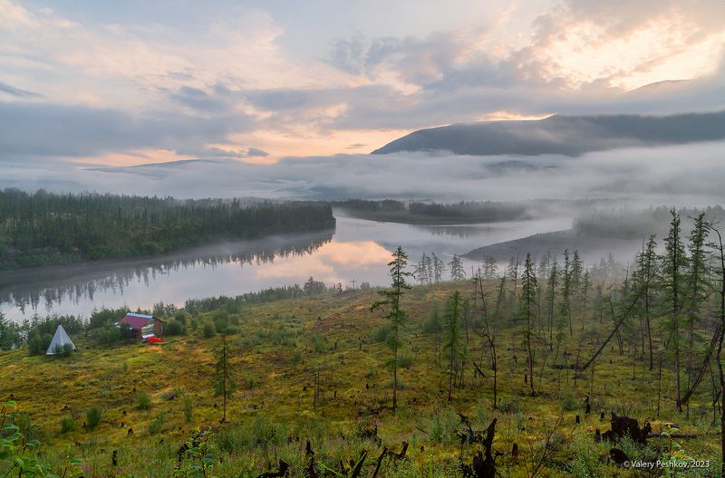 курейка, яктали, плато путораны, владимир коваль, база База Владимира Коваля фото превью