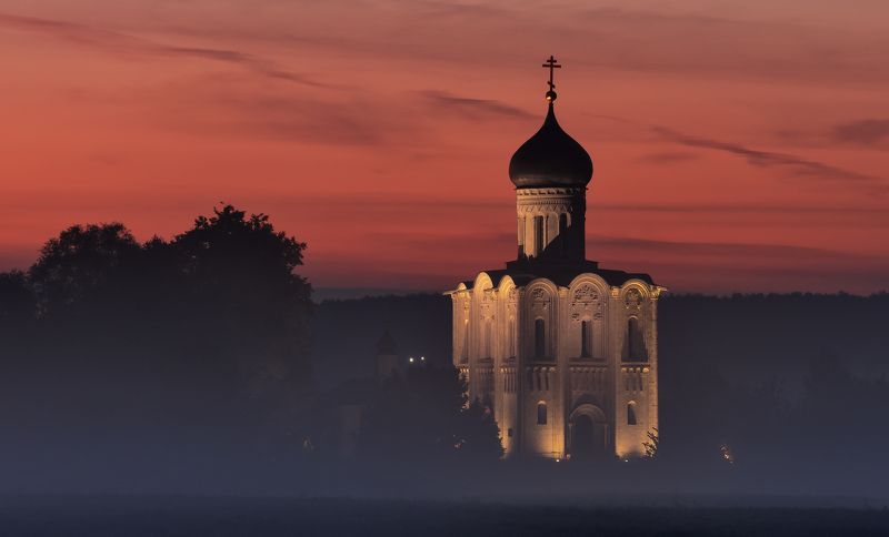 храм покрова на нерли, боголюбово Рассвет у Покрова фото превью