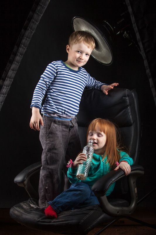 Дети в студии фото превью