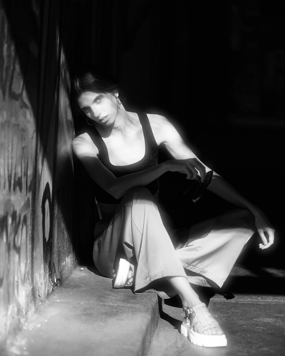 портрет, портретная фотография, женский портрет, естественный свет, фотосессия, чб, девушка, естественность, Кармаков Матвей