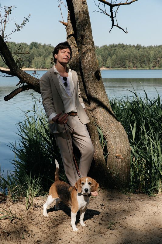 мужской портрет, уличный портрет Мужской портрет фото превью