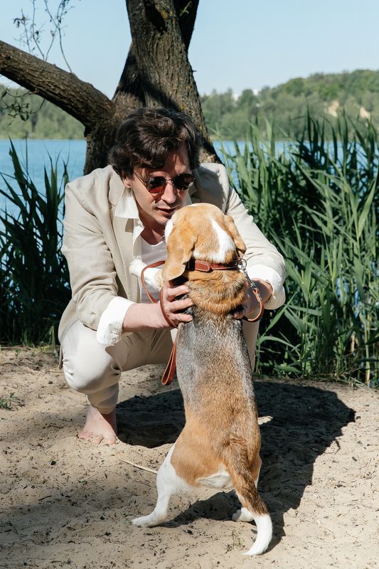 мужской портрет, уличный портрет Мужской портрет фото превью