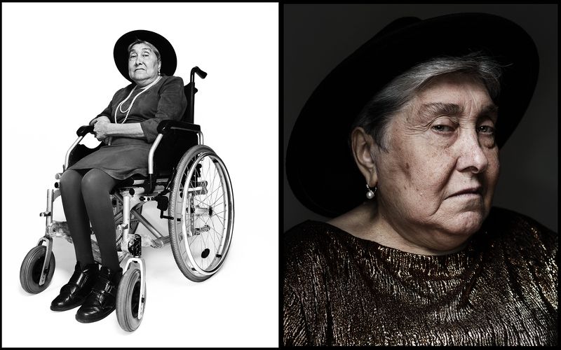 женщина в инвалидном кресле фото превью