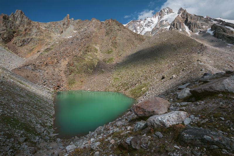 кавказ, кбр, озеро, уллу-тау, куллумкол Озеро Живое. Ущелье Куллумкол фото превью