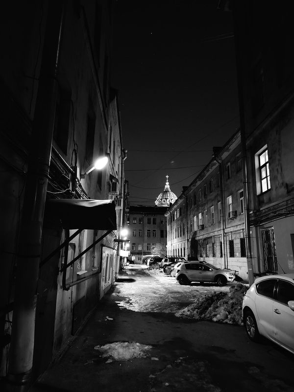 Питер ночь собор  фото превью