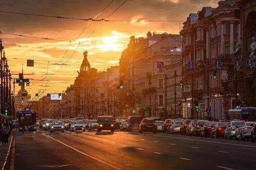 Закат над Невским