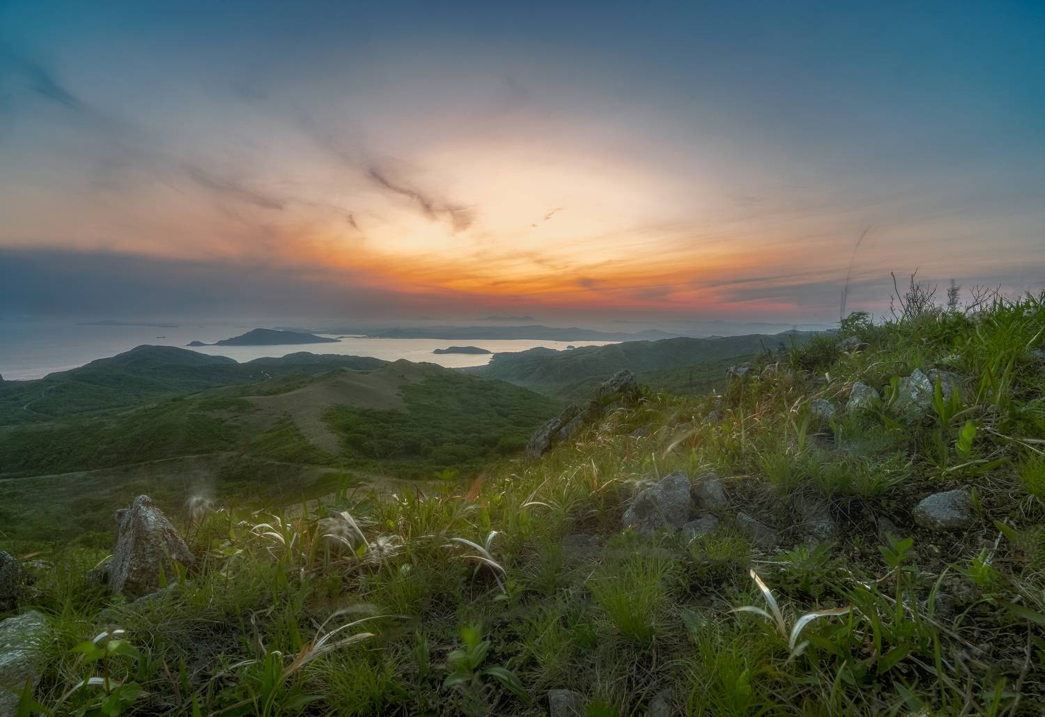 Приморье, Владивосток, Гамова, Витязь, гора, закат, природа, Японское море,, Полякова Наталия
