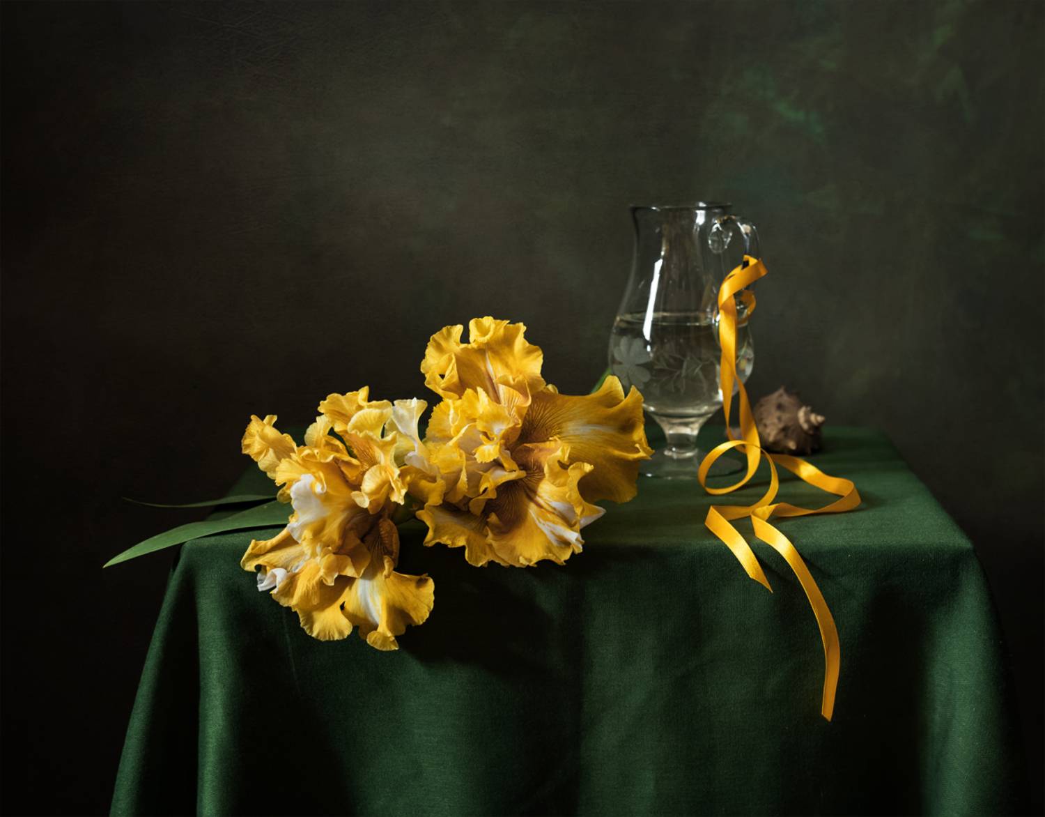 натюрморт, цветы, ирисы, Оля