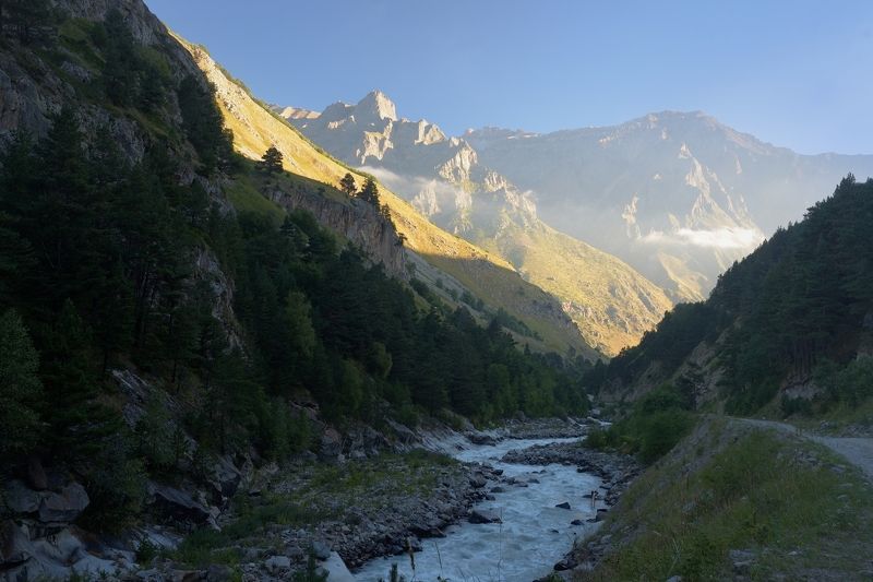Утро в горах Балкарии фото превью
