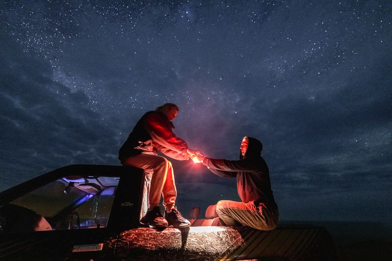 Приморье, Владивосток, Гамова, Витязь, звезды, ночная съемка, природа, Японское море, пара, Лавстори, ночь, звезды, млечный путь Подари мне звезду фото превью