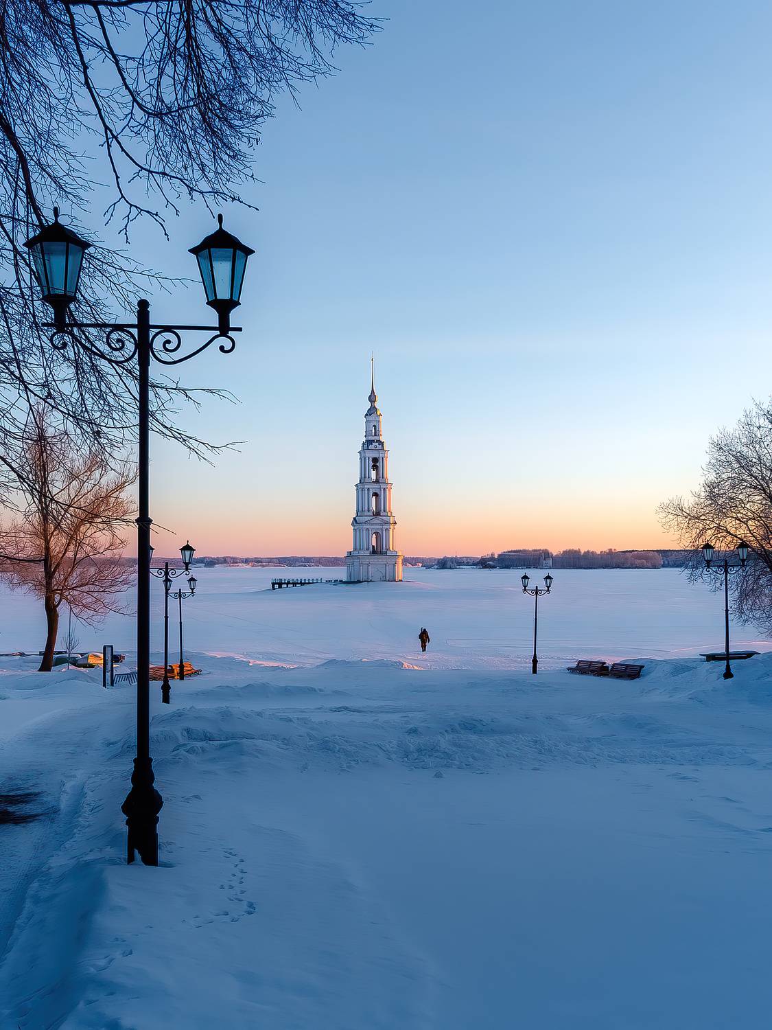 калязин, рассвет, Добродий Михаил