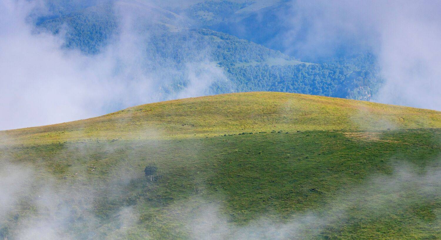 кавказ, джилы-су, природа, облака, ландшафт, Подосинников Максим