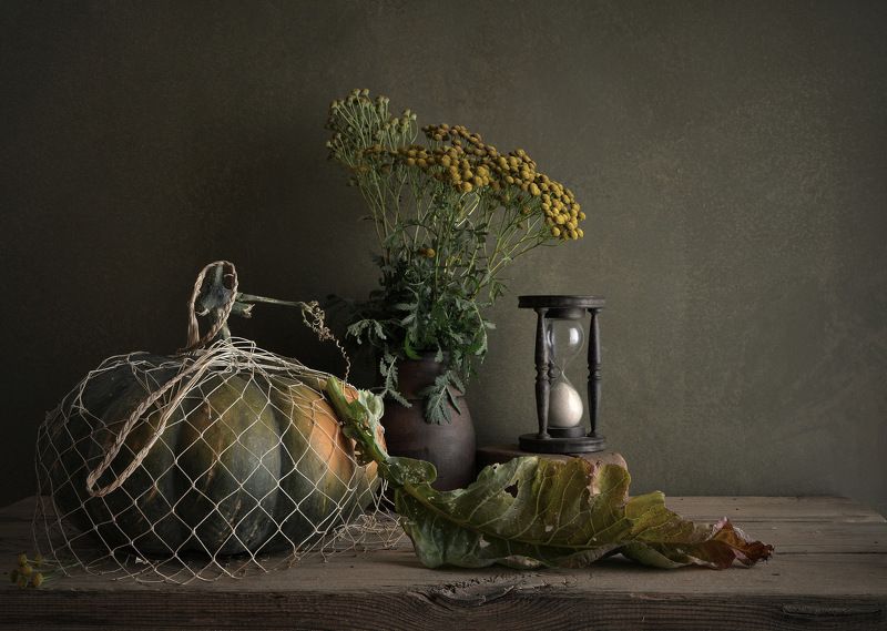 сергей алексеев, натюрморт Кончилось лето фото превью