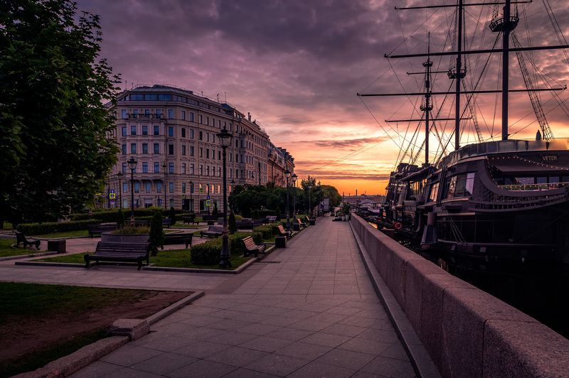 городской пейзаж, архитектура, Санкт-Петербург Мытнинская набережная, Санкт-Петербург фото превью