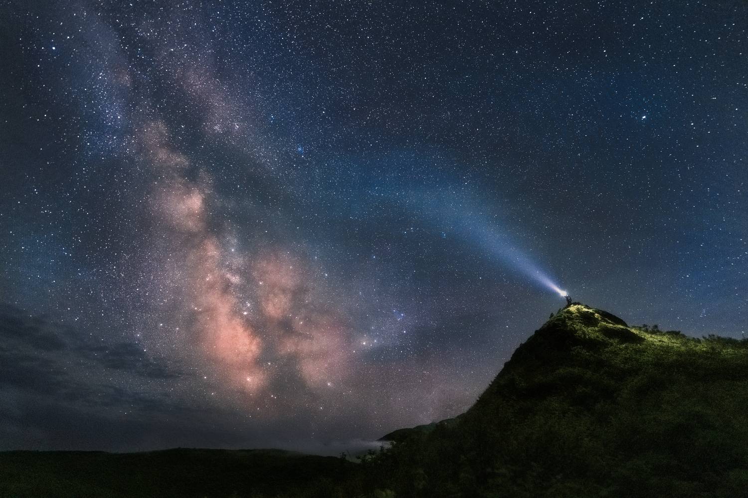 Приморье, Владивосток, Гамова, Витязь, гора, природа, Японское море, ночная съемка, Млечный Путь, ночь, звезды, млечный путь, Полякова Наталия