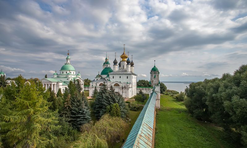 спасо-яковлевский монастырь, стена, озеро неро, ростов Стена фото превью