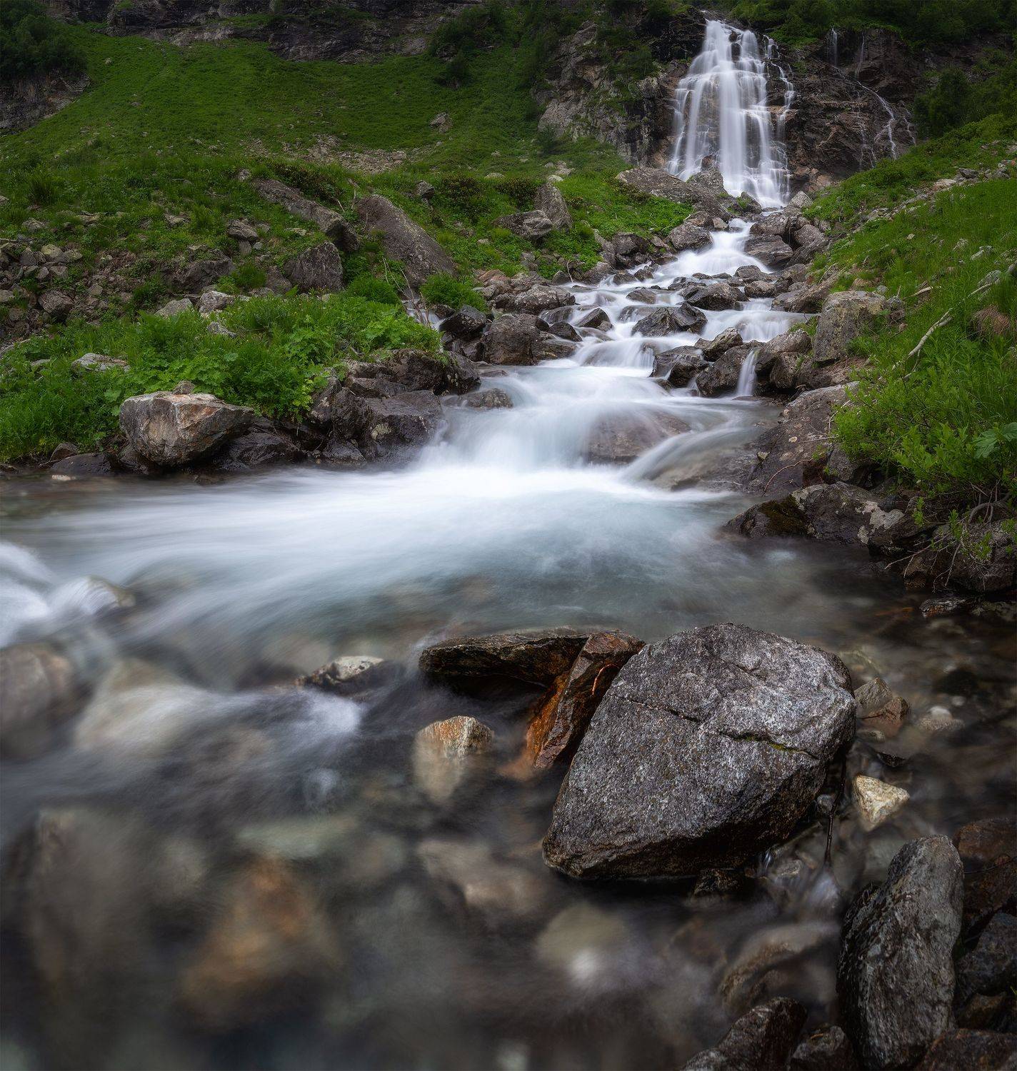 россия, кчр, кавказ, пейзаж, природа, горы, водопад, имеретинские озера, закат, цветы, сергейалтушкин, Sergey Altushkin