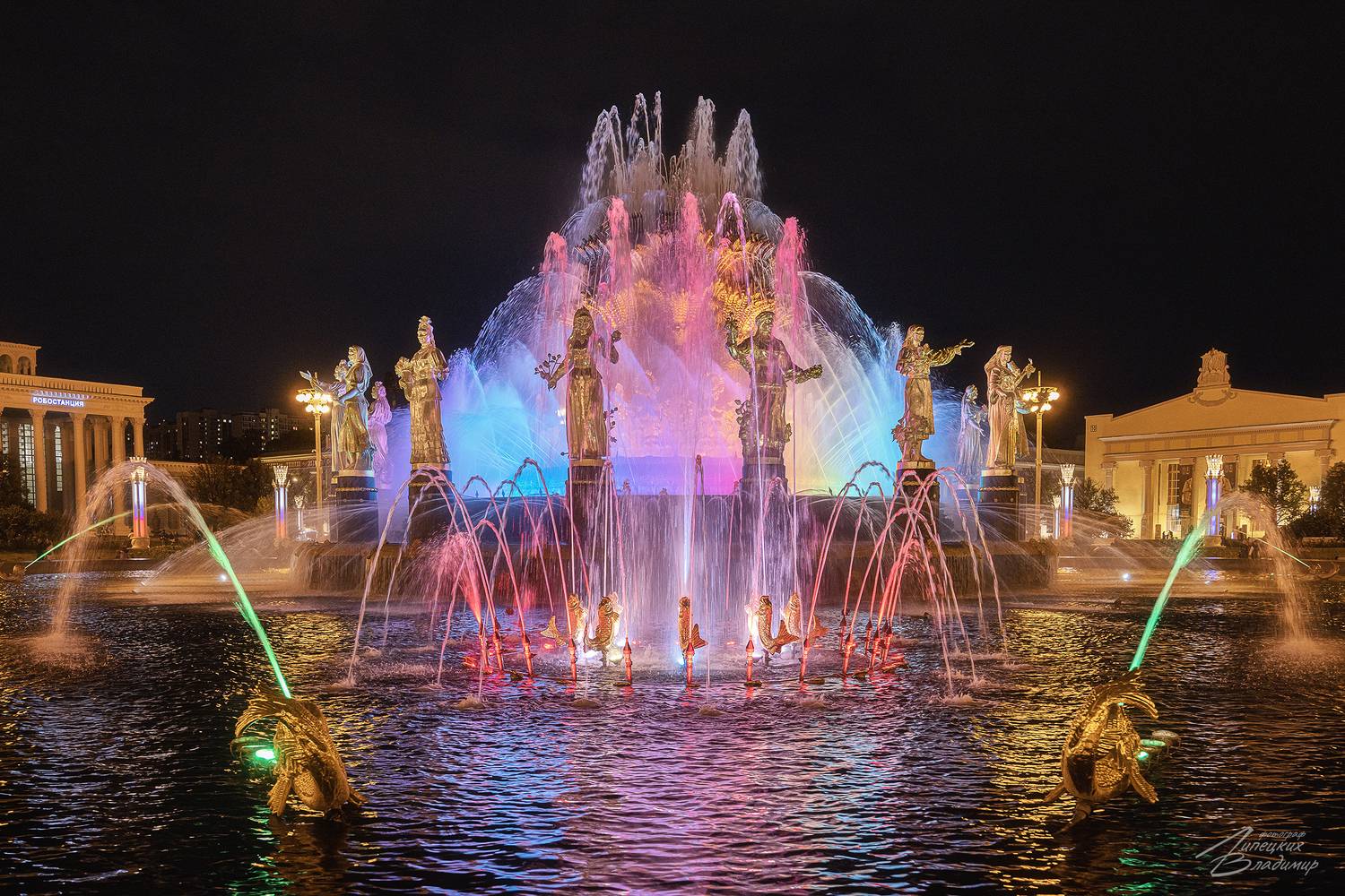 вднх, фонтаны,, Липецких Владимир