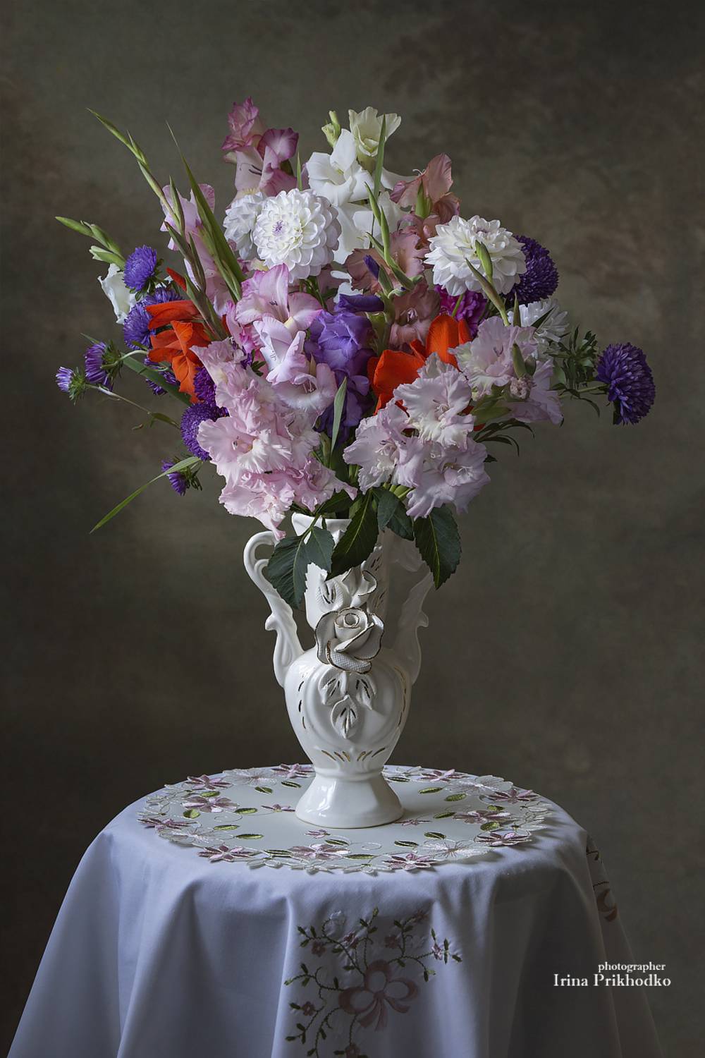 натюрморт, цветы, букеты, садовые, Приходько Ирина