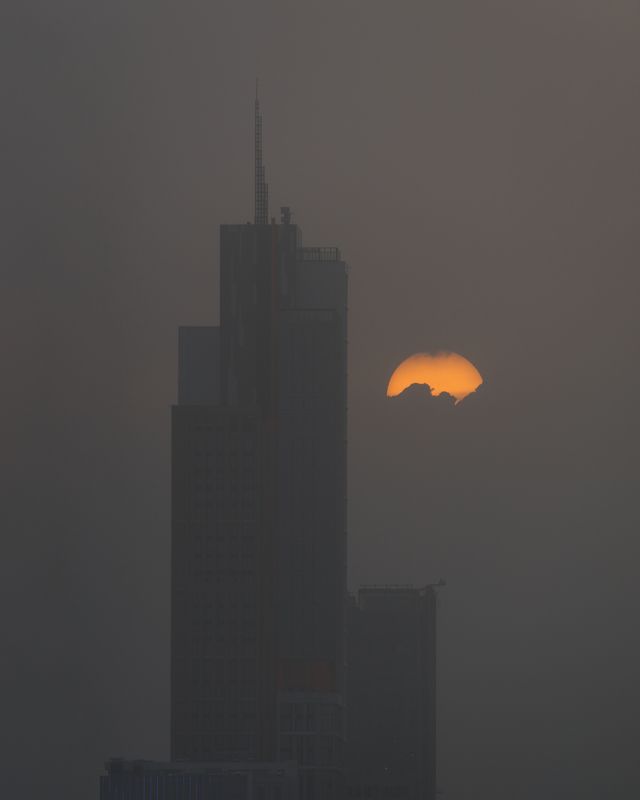 ташкент Песчаная буря на закате фото превью