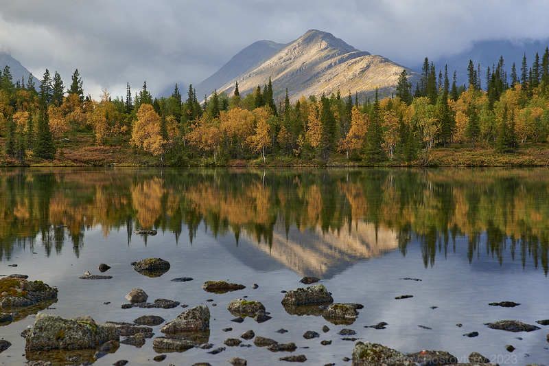 хибины, осень, озеро Хибины фото превью
