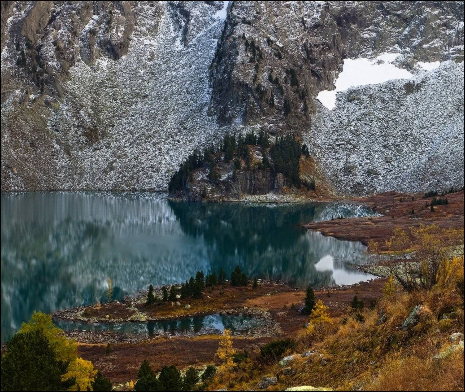 Алтай, Горы, Крепкое Озеро, Осень, Ярославский Виталий, Виталий из Н-ска