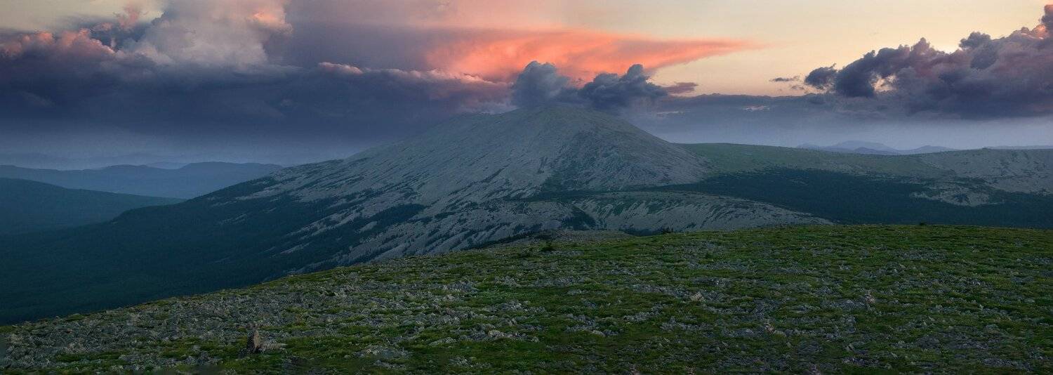 Горы, Закат, Иремель, Владимир Ляпин