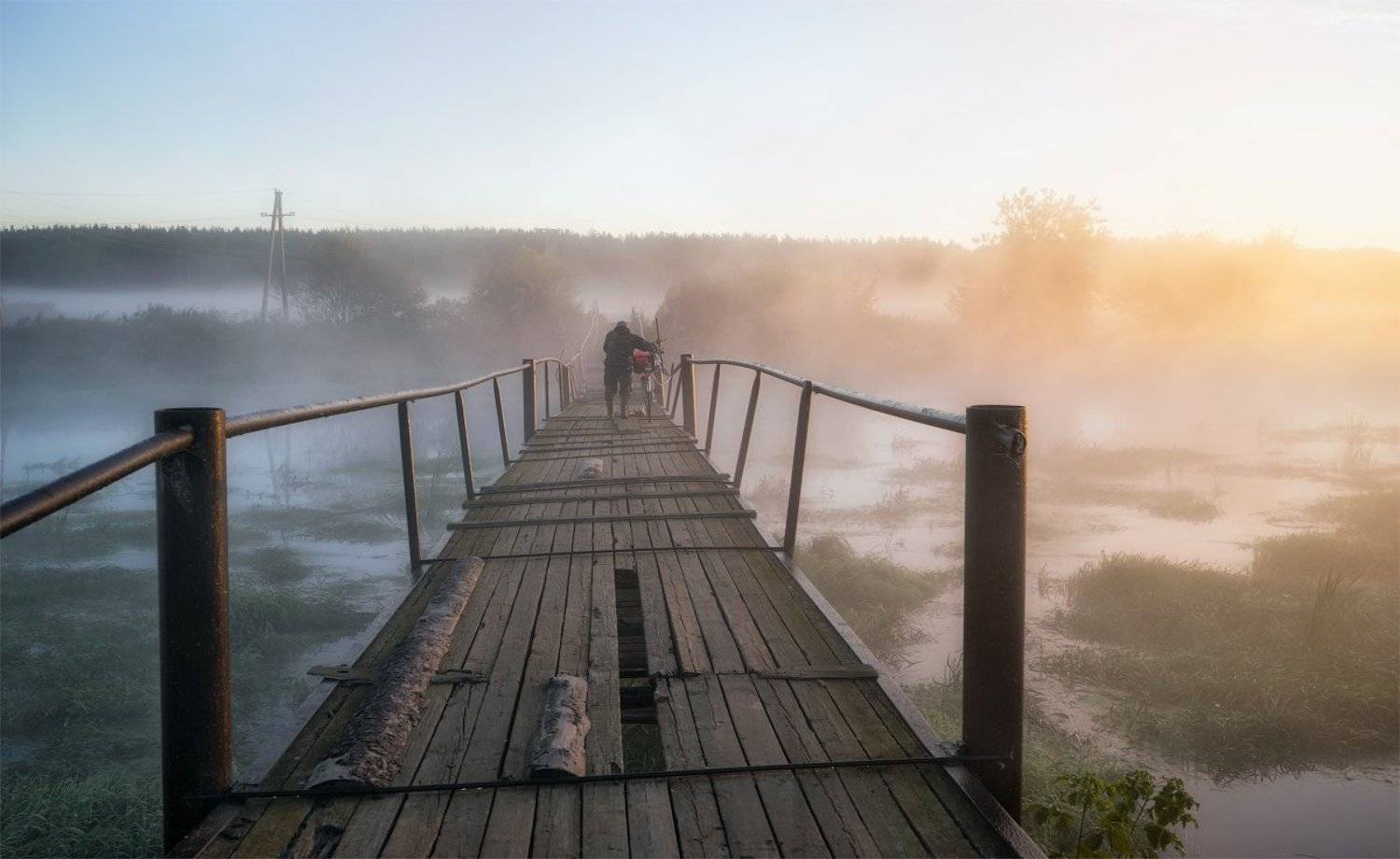 рассвет,туман,река,клязьма,сони,рыба,рыбак, Пеккер Сергей