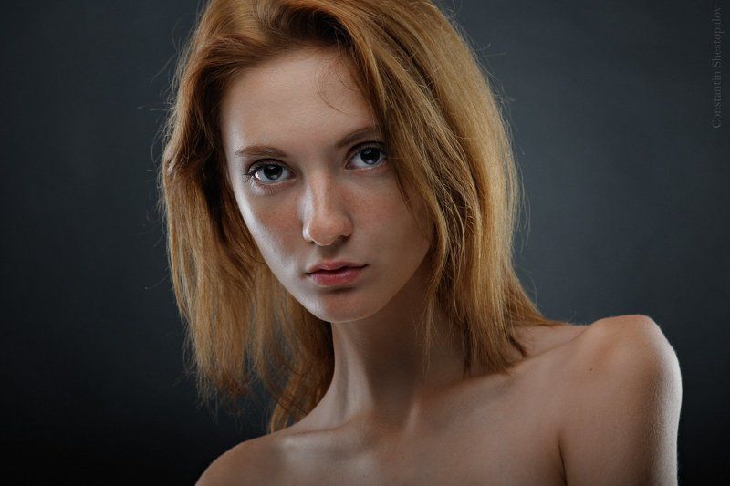 beauty, girl, portrait, redhair, веснушки, девушка, рыжая Дина фото превью