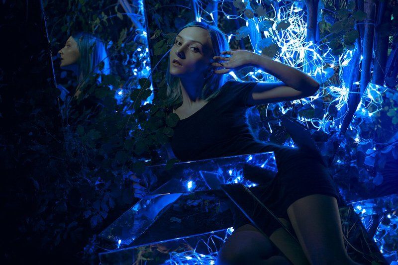 #alice #wonderland #blue #mirror #light Alice фото превью