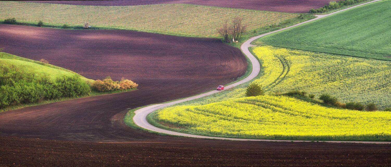 панорама, моравия, апрель, весна, Евгений Матюшенков