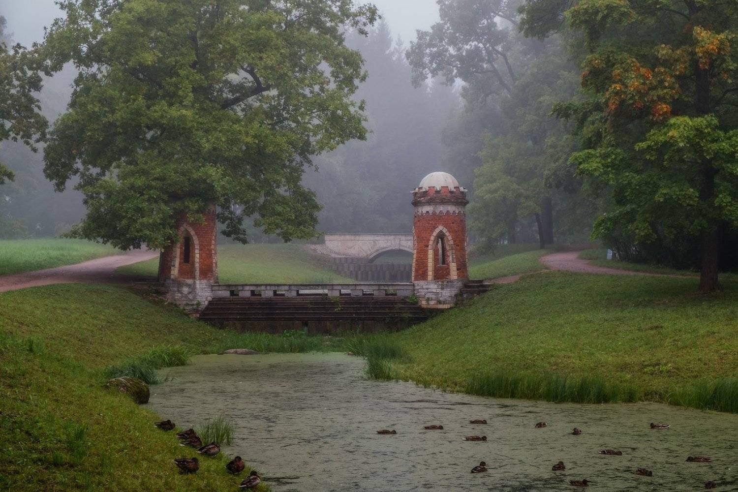 пушкин, царское, село, осень, александровский, екатерининский, парк, Илья Штром