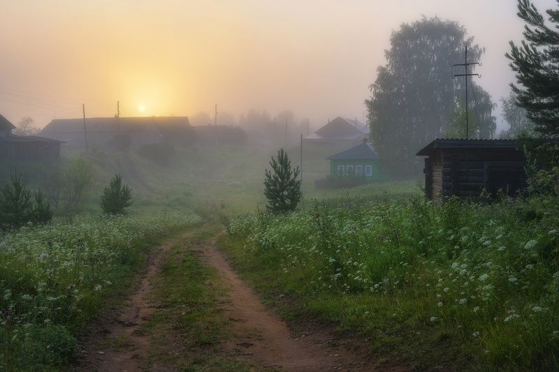 Туманно в Сырьянах фото превью