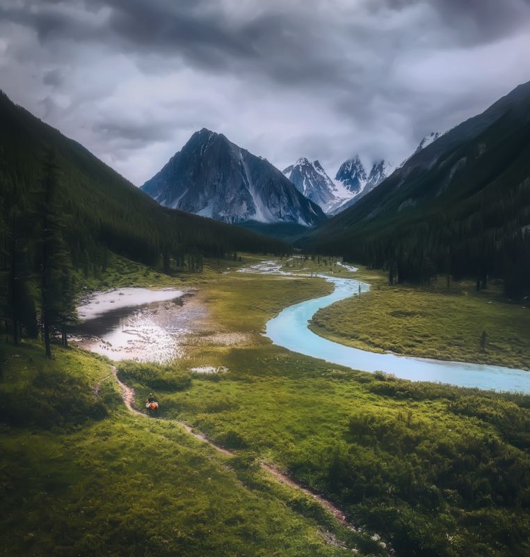Алтай, шавлинское, шавла, охотник, горы, река Одинокий Охотник фото превью