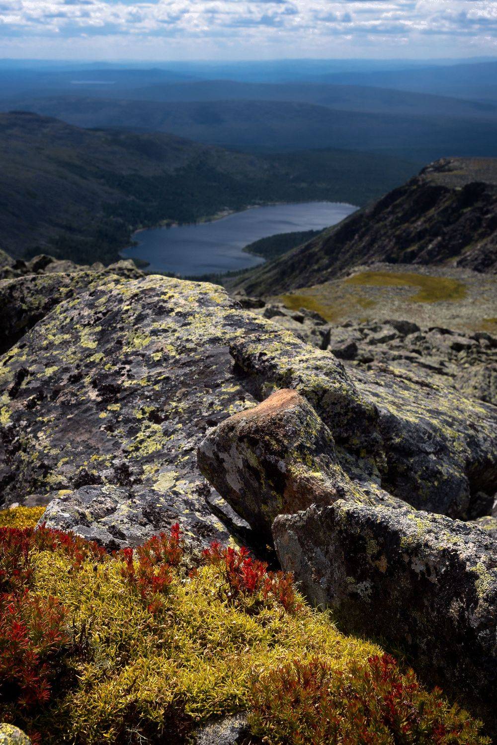 Пейзаж, Озеро, Скалы, Андреев Сергей