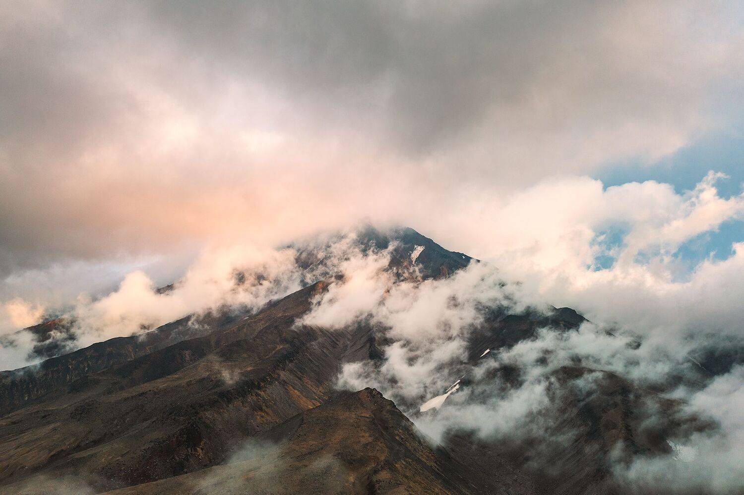 камчатка, вулкан, вулкан корякский, аэросъемка, Ермолин Александр