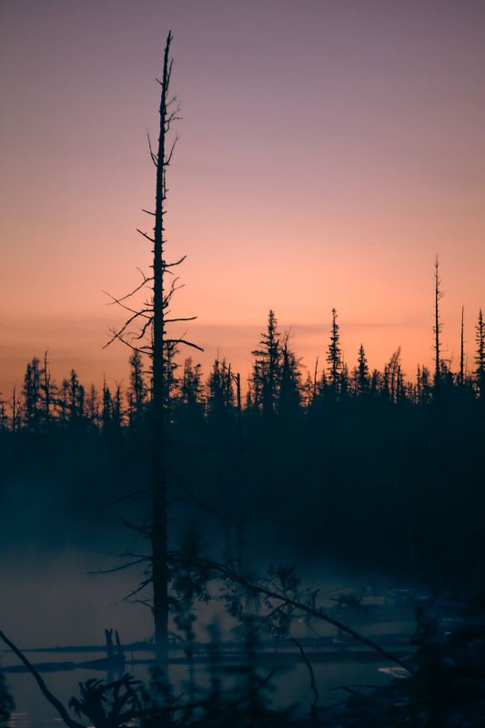 плато Путорана Рассвет на Курейке фото превью